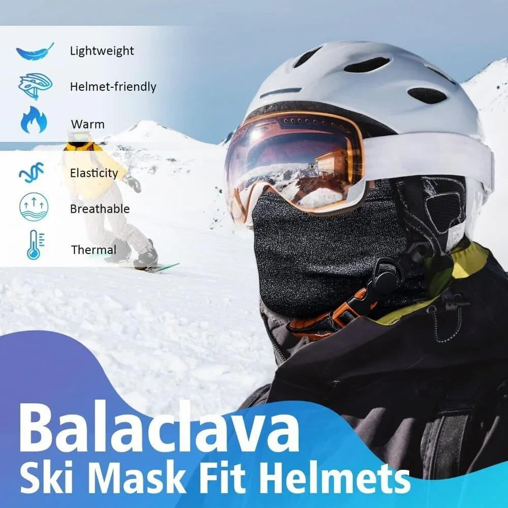 Winter Balaclava Ski Mask Unisex Fleece Windproof Face Cover for Cold Weather